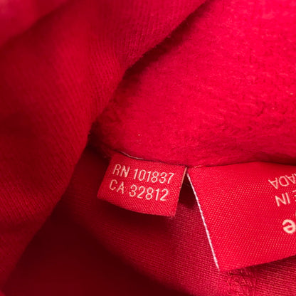 【現状渡し品】【メンズ】 SUPREME シュプリーム BOXLOGO HOODED SWEATSHIRT ボックスロゴ フーディ スウェット 長袖 トップス 149-260615-sa-01-tei サイズ：L カラー：レッド 万代Net店