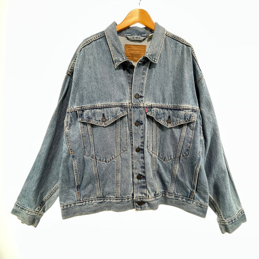 【中古品】【メンズ】 LEVI'S リーバイス PC9-28789-0001 DENIMJACKET STAY LOOSE デニムジャケット オ－バーサイズ 145-260818-nm-90-tei サイズ：L 万代Net店