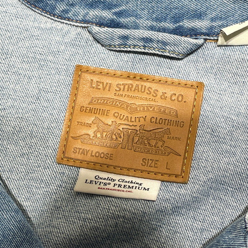 【中古品】【メンズ】 LEVI'S リーバイス PC9-28789-0001 DENIMJACKET STAY LOOSE デニムジャケット オ－バーサイズ 145-260818-nm-90-tei サイズ：L 万代Net店