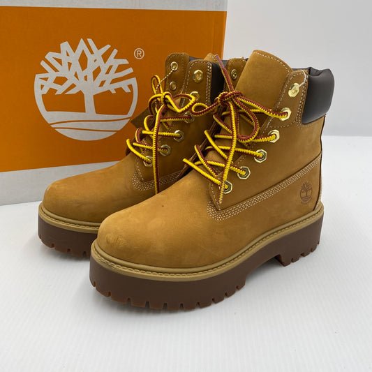 【中古品】【レディース】 TIMBERLAND ティンバーランド 6 IN LACE WATERPROOF BOOT 6インチ レース ウォータープルーフ ブーツ TB 1A5RJD 231 厚底 167-260810-nm-67-tei サイズ：23.5cm 万代Net店