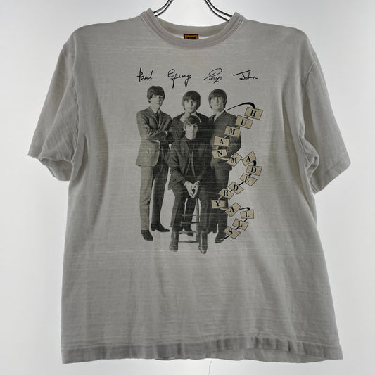 【中古品】【メンズ】 HUMANMADE ヒューマンメイド BEATLES TEE HM28TE001 ビートルズ Ｔシャツ 半袖 トップス 142-260617-sa-02-tei サイズ：M カラー：ホワイト 万代Net店