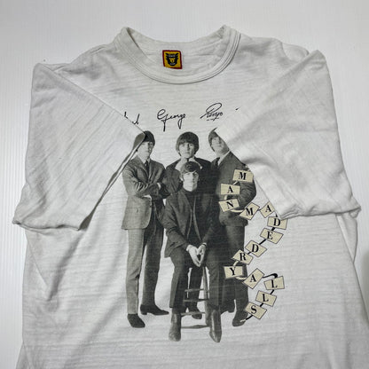 【中古品】【メンズ】 HUMANMADE ヒューマンメイド BEATLES TEE HM28TE001 ビートルズ Ｔシャツ 半袖 トップス 142-260617-sa-02-tei サイズ：M カラー：ホワイト 万代Net店