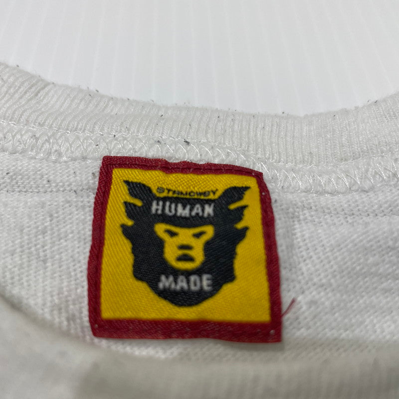 【中古品】【メンズ】 HUMANMADE ヒューマンメイド BEATLES TEE HM28TE001 ビートルズ Ｔシャツ 半袖 トップス 142-260617-sa-02-tei サイズ：M カラー：ホワイト 万代Net店
