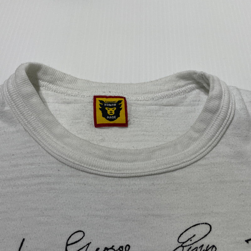 【中古品】【メンズ】 HUMANMADE ヒューマンメイド BEATLES TEE HM28TE001 ビートルズ Ｔシャツ 半袖 トップス 142-260617-sa-02-tei サイズ：M カラー：ホワイト 万代Net店