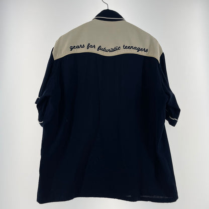 【中古品】【メンズ】 HUMANMADE ヒューマンメイド WEATERN SHIRT HM23SH014 ウェスタン シャツ 半袖 トップス 142-260617-sa-03-tei サイズ：M カラー：ネイビー 万代Net店