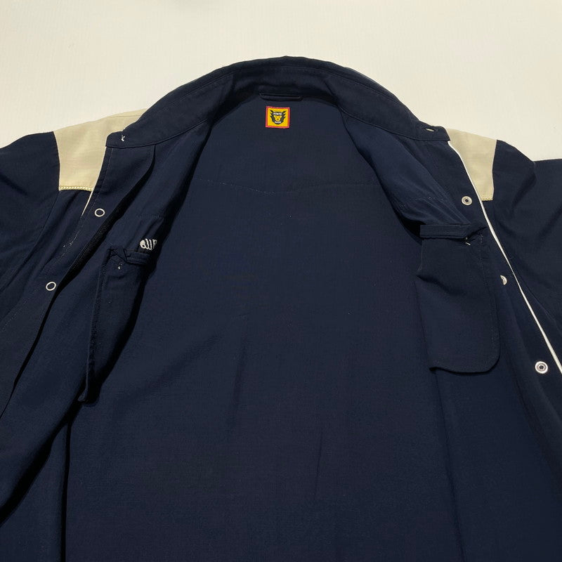 【中古品】【メンズ】 HUMANMADE ヒューマンメイド WEATERN SHIRT HM23SH014 ウェスタン シャツ 半袖 トップス 142-260617-sa-03-tei サイズ：M カラー：ネイビー 万代Net店