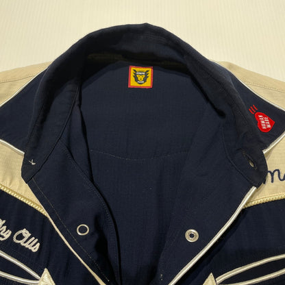 【中古品】【メンズ】 HUMANMADE ヒューマンメイド WEATERN SHIRT HM23SH014 ウェスタン シャツ 半袖 トップス 142-260617-sa-03-tei サイズ：M カラー：ネイビー 万代Net店