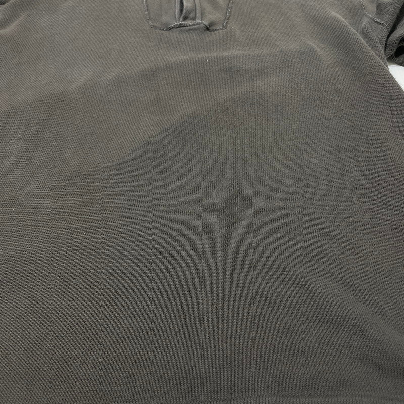 【中古品】【メンズ】 STONE ISLAND ストーン アイランド 00's HALF ZIP SWEAT 2000年 ハーフ ジップ スウェット 長袖 トップス 141-260617-sa-01-tei サイズ：L カラー：グレー 万代Net店