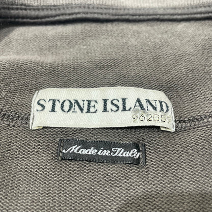 【中古品】【メンズ】 STONE ISLAND ストーン アイランド 00's HALF ZIP SWEAT 2000年 ハーフ ジップ スウェット 長袖 トップス 141-260617-sa-01-tei サイズ：L カラー：グレー 万代Net店