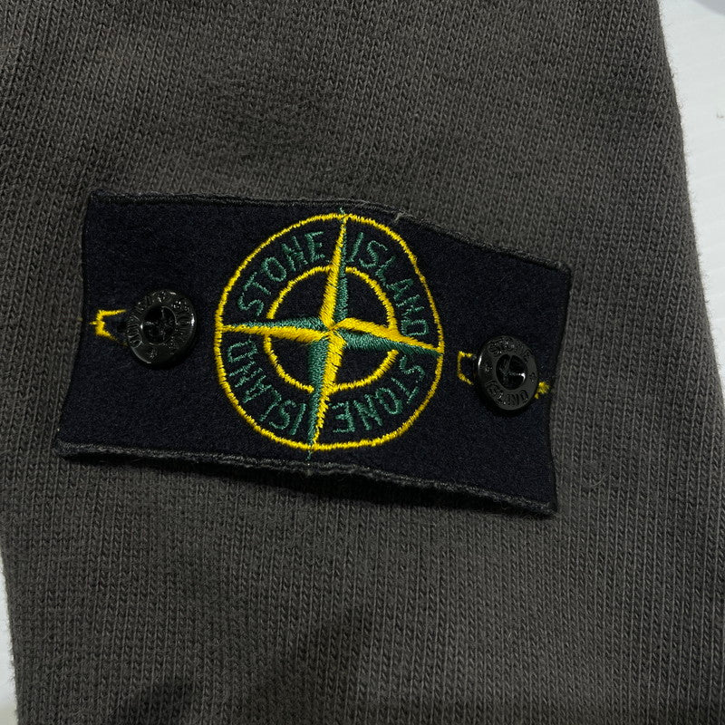 【中古品】【メンズ】 STONE ISLAND ストーン アイランド 00's HALF ZIP SWEAT 2000年 ハーフ ジップ スウェット 長袖 トップス 141-260617-sa-01-tei サイズ：L カラー：グレー 万代Net店