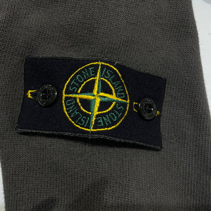 【中古品】【メンズ】 STONE ISLAND ストーン アイランド 00's HALF ZIP SWEAT 2000年 ハーフ ジップ スウェット 長袖 トップス 141-260617-sa-01-tei サイズ：L カラー：グレー 万代Net店