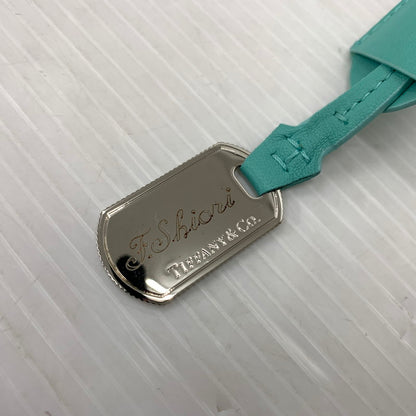【中古品】【メンズ/レディース】 Tiffany & Co. ティファニー バイカラー2WAY トートバッグ カバン カラーブロック レザーバッグ 180-260622-ko-01-tei カラー：ホワイト/ブルー 万代Net店