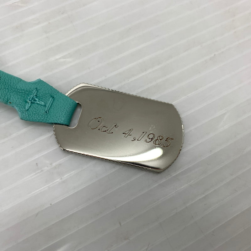 【中古品】【メンズ/レディース】 Tiffany & Co. ティファニー バイカラー2WAY トートバッグ カバン カラーブロック レザーバッグ 180-260622-ko-01-tei カラー：ホワイト/ブルー 万代Net店