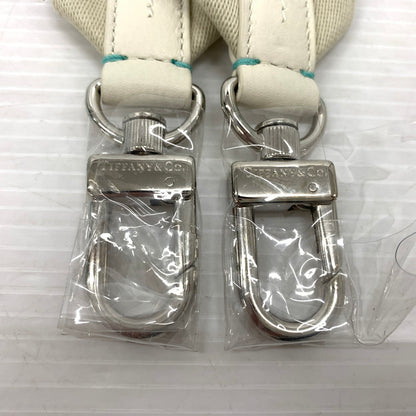 【中古品】【メンズ/レディース】 Tiffany & Co. ティファニー バイカラー2WAY トートバッグ カバン カラーブロック レザーバッグ 180-260622-ko-01-tei カラー：ホワイト/ブルー 万代Net店