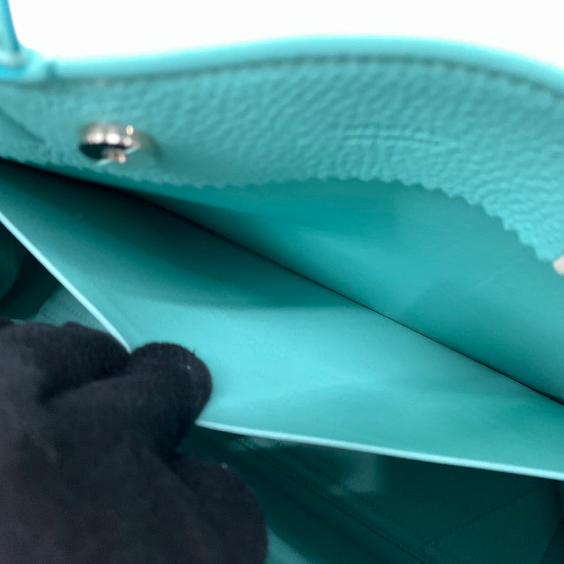 【中古品】【メンズ/レディース】 Tiffany & Co. ティファニー バイカラー2WAY トートバッグ カバン カラーブロック レザーバッグ 180-260622-ko-01-tei カラー：ホワイト/ブルー 万代Net店