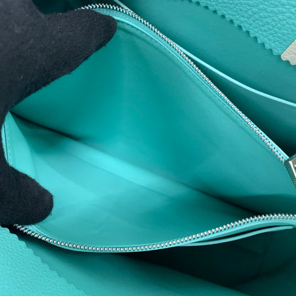 【中古品】【メンズ/レディース】 Tiffany & Co. ティファニー バイカラー2WAY トートバッグ カバン カラーブロック レザーバッグ 180-260622-ko-01-tei カラー：ホワイト/ブルー 万代Net店