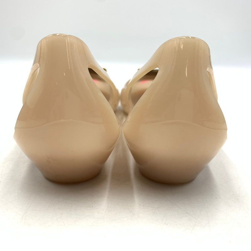【現状渡し品】【レディース】 Salvatore Ferragamo サルヴァトーレ・フェラガモ RUBBER PUMPS ラバーパンプス 靴 サンダルシューズ 167-260622-ko-21-tei サイズ：7 カラー：ベージュ 万代Net店