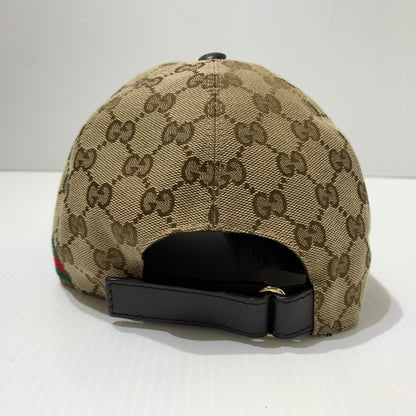 【現状渡し品】【メンズ】 GUCCI グッチ GG CANVAS BASEBALL CAP 200035 キャンバス ベースボール キャップ 帽子 183-260622-ko-14-tei サイズ：59cm カラー：柄 万代Net店