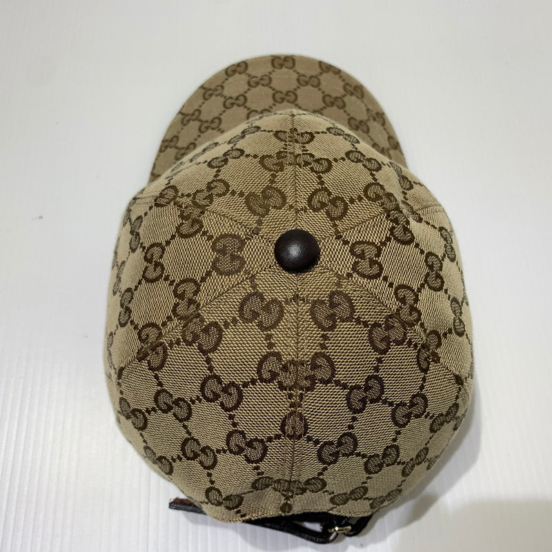 【現状渡し品】【メンズ】 GUCCI グッチ GG CANVAS BASEBALL CAP 200035 キャンバス ベースボール キャップ 帽子 183-260622-ko-14-tei サイズ：59cm カラー：柄 万代Net店