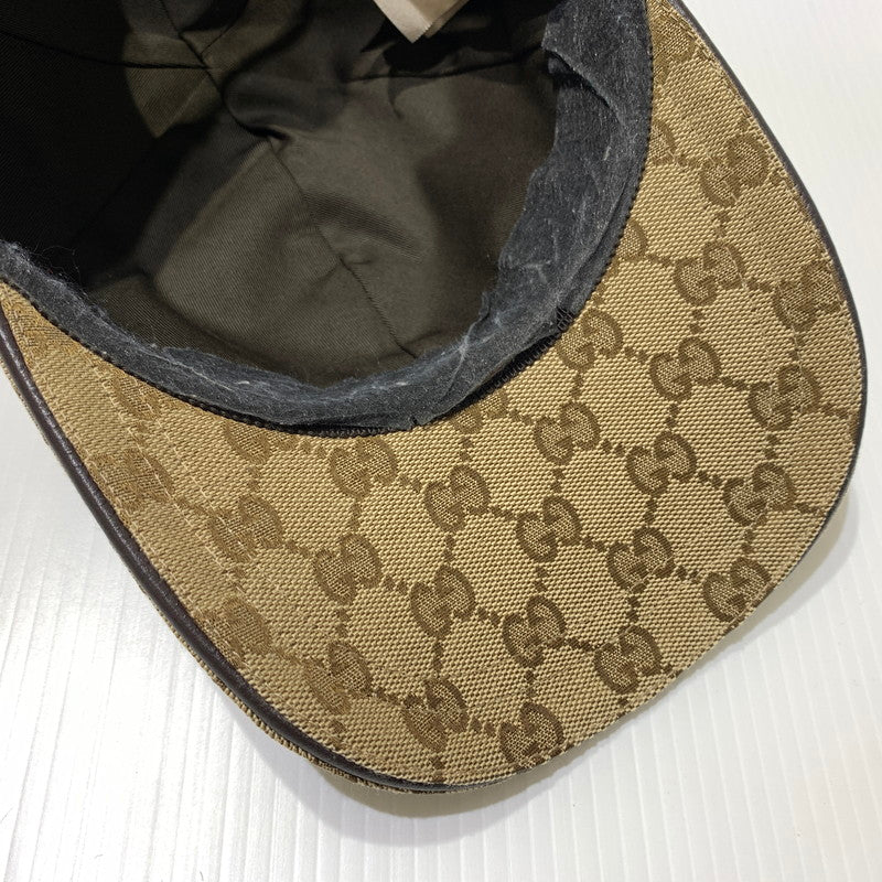 【現状渡し品】【メンズ】 GUCCI グッチ GG CANVAS BASEBALL CAP 200035 キャンバス ベースボール キャップ 帽子 183-260622-ko-14-tei サイズ：59cm カラー：柄 万代Net店