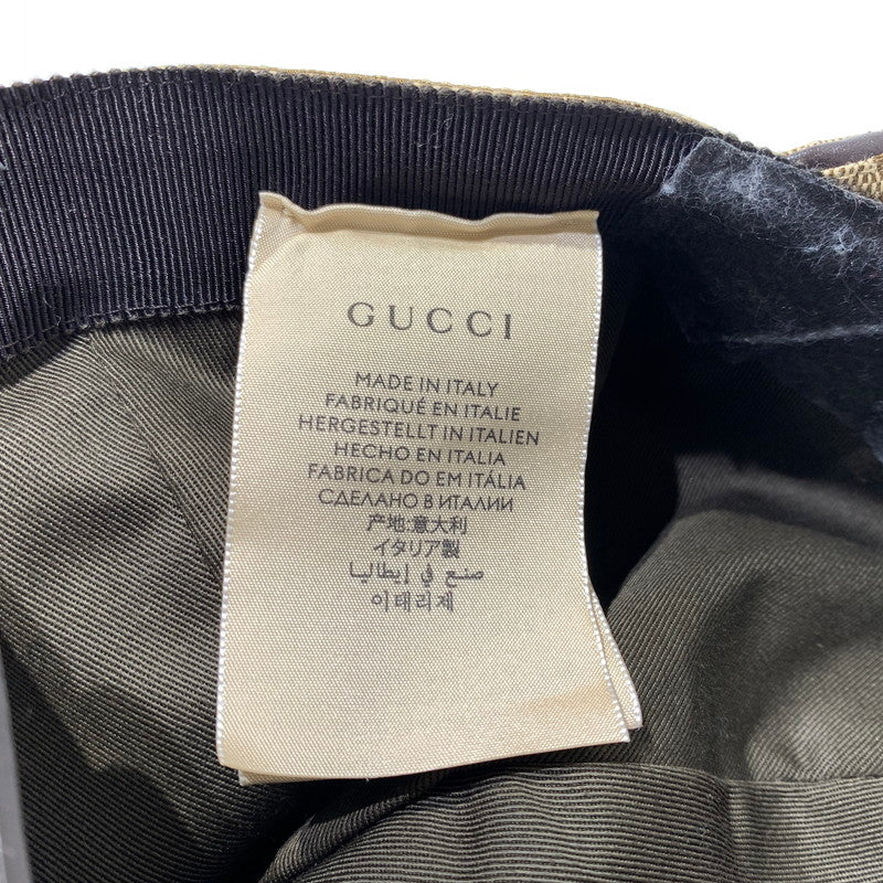 【現状渡し品】【メンズ】 GUCCI グッチ GG CANVAS BASEBALL CAP 200035 キャンバス ベースボール キャップ 帽子 183-260622-ko-14-tei サイズ：59cm カラー：柄 万代Net店