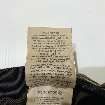 【現状渡し品】【メンズ】 GUCCI グッチ GG CANVAS BASEBALL CAP 200035 キャンバス ベースボール キャップ 帽子 183-260622-ko-14-tei サイズ：59cm カラー：柄 万代Net店