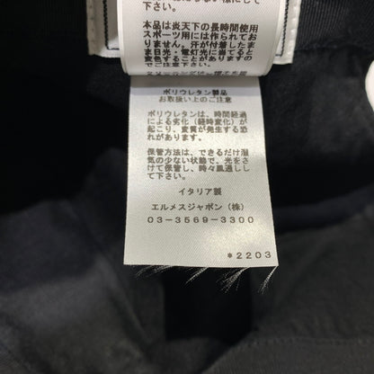 【中古品】【メンズ】 HERMES エルメス ROBOT COTTON CAP ロボット コットンキャップ 帽子 183-260622-ko-13-tei サイズ：60 カラー：ブラック 万代Net店