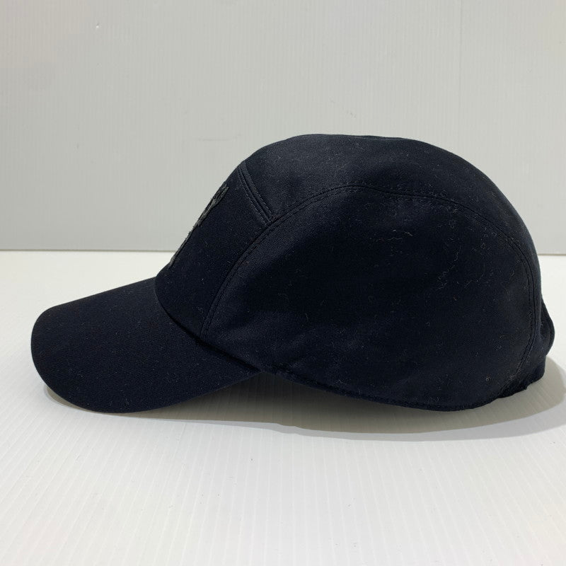 【中古品】【メンズ】 HERMES エルメス ROBOT COTTON CAP ロボット コットンキャップ 帽子 183-260622-ko-13-tei サイズ：60 カラー：ブラック 万代Net店