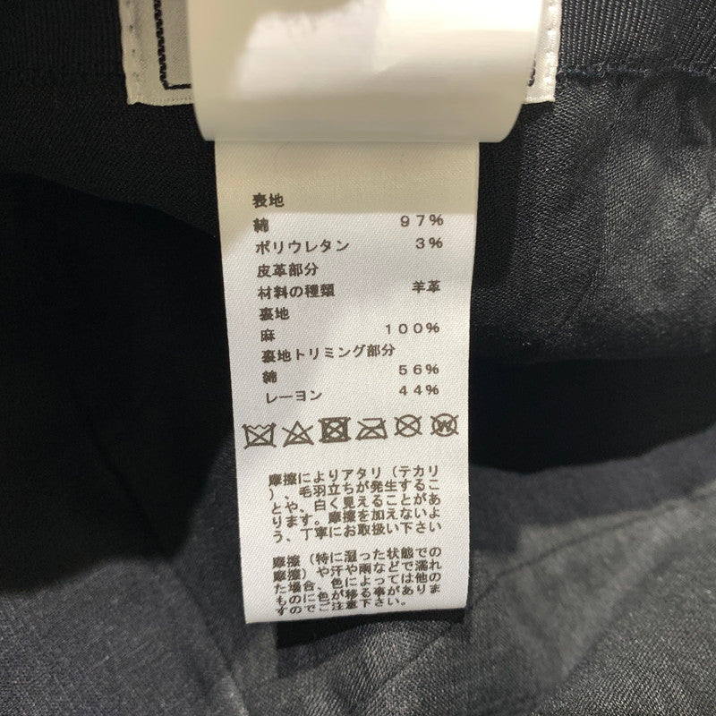 【中古品】【メンズ】 HERMES エルメス ROBOT COTTON CAP ロボット コットンキャップ 帽子 183-260622-ko-13-tei サイズ：60 カラー：ブラック 万代Net店