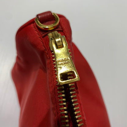 【現状渡し品】【メンズ/レディース】 PRADA プラダ NYLON POUCH ナイロンポーチ アクセサリー 小物入れ 182-260622-ko-12-tei カラー：レッド 万代Net店