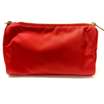 【現状渡し品】【メンズ/レディース】 PRADA プラダ NYLON POUCH ナイロンポーチ アクセサリー 小物入れ 182-260622-ko-12-tei カラー：レッド 万代Net店