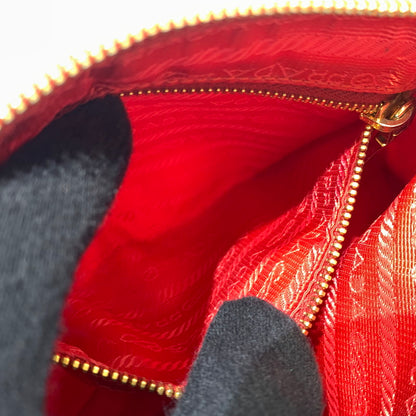 【現状渡し品】【メンズ/レディース】 PRADA プラダ NYLON POUCH ナイロンポーチ アクセサリー 小物入れ 182-260622-ko-12-tei カラー：レッド 万代Net店