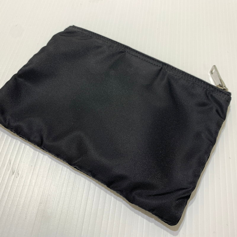 【中古品】【メンズ/レディース】 PRADA プラダ RENYLON SCARF ナイロン スカーフ アクセサリー 183-260622-ko-07-tei サイズ：110 カラー：ブラック 万代Net店