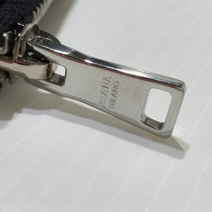 【中古品】【メンズ/レディース】 PRADA プラダ RENYLON SCARF ナイロン スカーフ アクセサリー 183-260622-ko-07-tei サイズ：110 カラー：ブラック 万代Net店