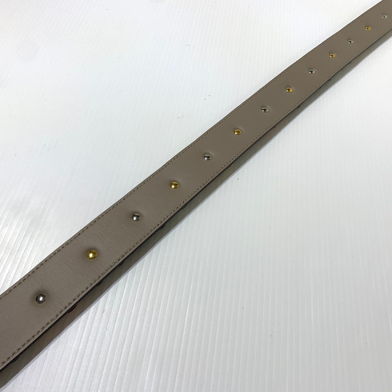 【中古品】【メンズ/レディース】 FENDI フェンディ FLOWER SHOULDER STRAP フラワーショルダー ストラップ カバン アクセサリー 182-260622-ko-03-tei カラー：ベージュ 万代Net店