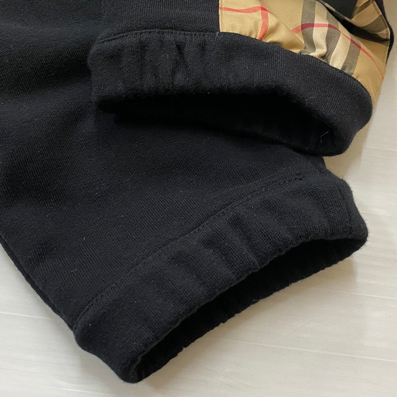 【中古品】【メンズ】 BURBERRY バーバリー LOGO SWEAT PANTS 8024541 71L ロゴ スウェット パンツ ボトムス 152-260623-sa-07-tei サイズ：XS カラー：ブラック 万代Net店