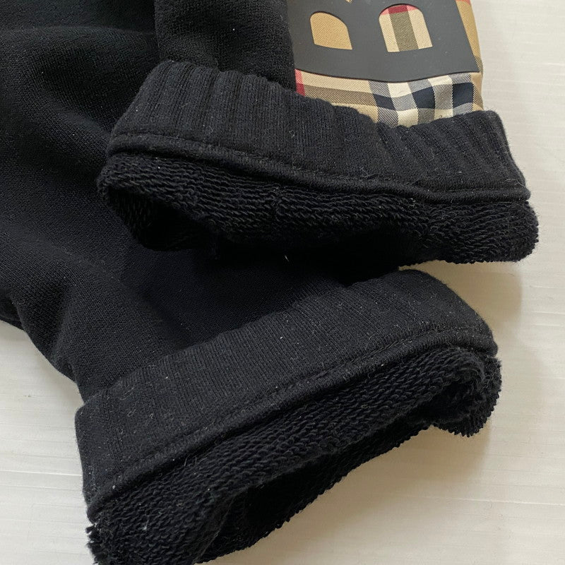 【中古品】【メンズ】 BURBERRY バーバリー LOGO SWEAT PANTS 8024541 71L ロゴ スウェット パンツ ボトムス 152-260623-sa-07-tei サイズ：XS カラー：ブラック 万代Net店