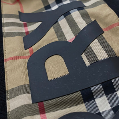 【中古品】【メンズ】 BURBERRY バーバリー LOGO SWEAT PANTS 8024541 71L ロゴ スウェット パンツ ボトムス 152-260623-sa-07-tei サイズ：XS カラー：ブラック 万代Net店