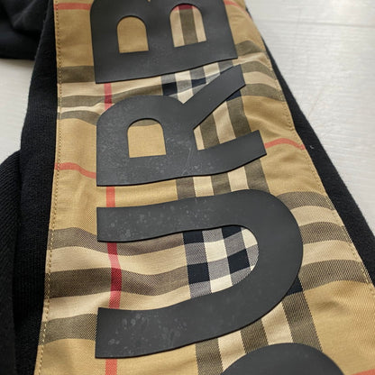 【中古品】【メンズ】 BURBERRY バーバリー LOGO SWEAT PANTS 8024541 71L ロゴ スウェット パンツ ボトムス 152-260623-sa-07-tei サイズ：XS カラー：ブラック 万代Net店