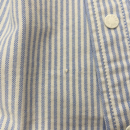 【中古品】【メンズ】 THE NORTH FACE ザ・ノースフェイス S/S STRIPE OX B.D.BIG SHIRT NT3111N ストライプ オックスフォード ボタンダウン ビッグ シャツ 半袖トップス 144-260622-ss-02-tei サイズ：S カラー：ブルー 万代Net店