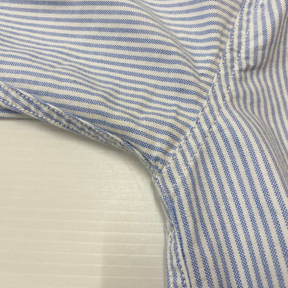【中古品】【メンズ】 THE NORTH FACE ザ・ノースフェイス S/S STRIPE OX B.D.BIG SHIRT NT3111N ストライプ オックスフォード ボタンダウン ビッグ シャツ 半袖トップス 144-260622-ss-02-tei サイズ：S カラー：ブルー 万代Net店