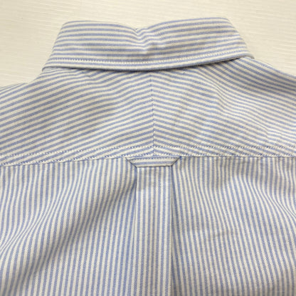 【中古品】【メンズ】 THE NORTH FACE ザ・ノースフェイス S/S STRIPE OX B.D.BIG SHIRT NT3111N ストライプ オックスフォード ボタンダウン ビッグ シャツ 半袖トップス 144-260622-ss-02-tei サイズ：S カラー：ブルー 万代Net店