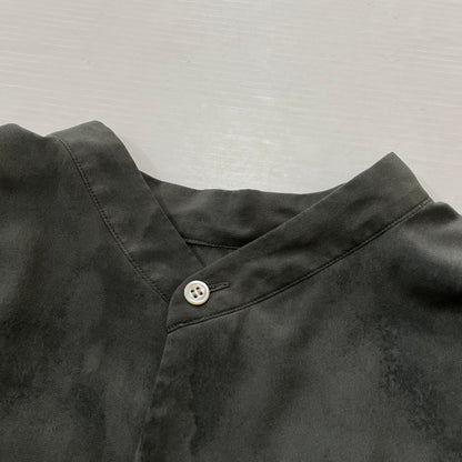 【中古品】【メンズ】 BED J.W. FORD ベッド フォード 19AW PRINT NOCOLLAR SHIRT -B-BL10 2019年秋冬 プリント ノーカラー シャツ 長袖 トップス 140-260830-sa-08-tei カラー：グレー 万代Net店