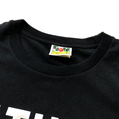 【中古品】【メンズ】 A BATHING APE ア ベイシング エイプ A BATHING APE LOGO S/S TEE ア ベイジング エイプ ロゴ ショートスリーブ Ｔシャツ 半袖 トップス 142-260702-sa-12-tei サイズ：L カラー：ブラック 万代Net店