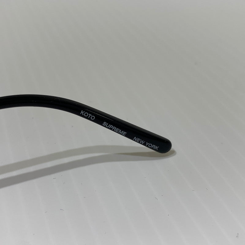 【中古品】【メンズ】 Supreme シュプリーム 22SS KOTO SUNGLASSES コト サングラス アイウェア メガネ 149-260622-ko-18-tei カラー：ブラック 万代Net店