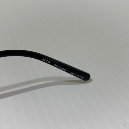 【中古品】【メンズ】 Supreme シュプリーム 22SS KOTO SUNGLASSES コト サングラス アイウェア メガネ 149-260622-ko-18-tei カラー：ブラック 万代Net店