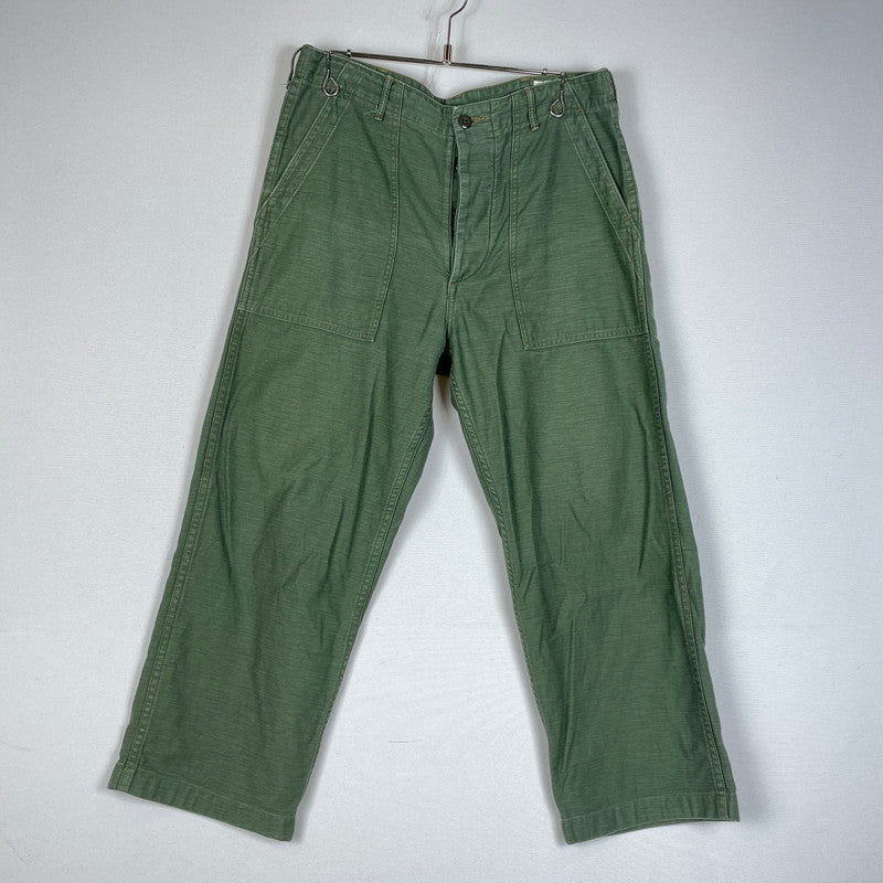 【中古品】【メンズ】 ORSLOW オアスロウ US ARMY FATIGUE PANTS アメリカ軍 ファティーグ パンツ ボトムス ベイカーパンツ 151-260623-yo-12-tei サイズ：L カラー：グリーン 万代Net店