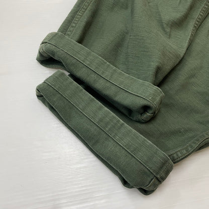 【中古品】【メンズ】 ORSLOW オアスロウ US ARMY FATIGUE PANTS アメリカ軍 ファティーグ パンツ ボトムス ベイカーパンツ 151-260623-yo-12-tei サイズ：L カラー：グリーン 万代Net店