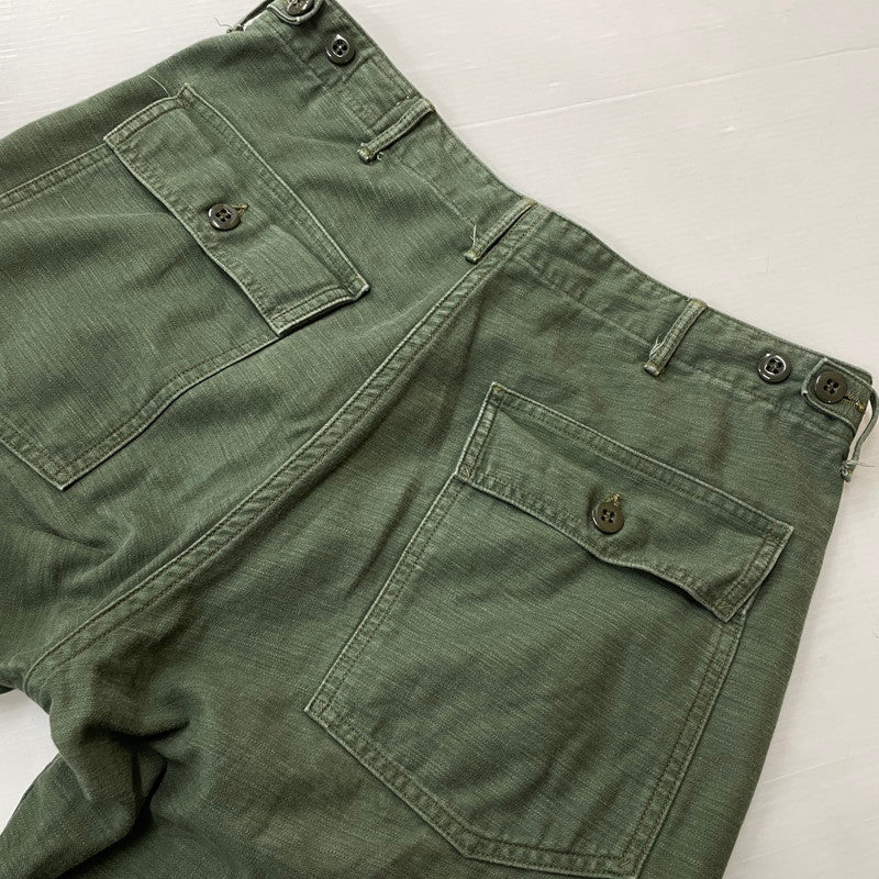 【中古品】【メンズ】 ORSLOW オアスロウ US ARMY FATIGUE PANTS アメリカ軍 ファティーグ パンツ ボトムス ベイカーパンツ 151-260623-yo-12-tei サイズ：L カラー：グリーン 万代Net店