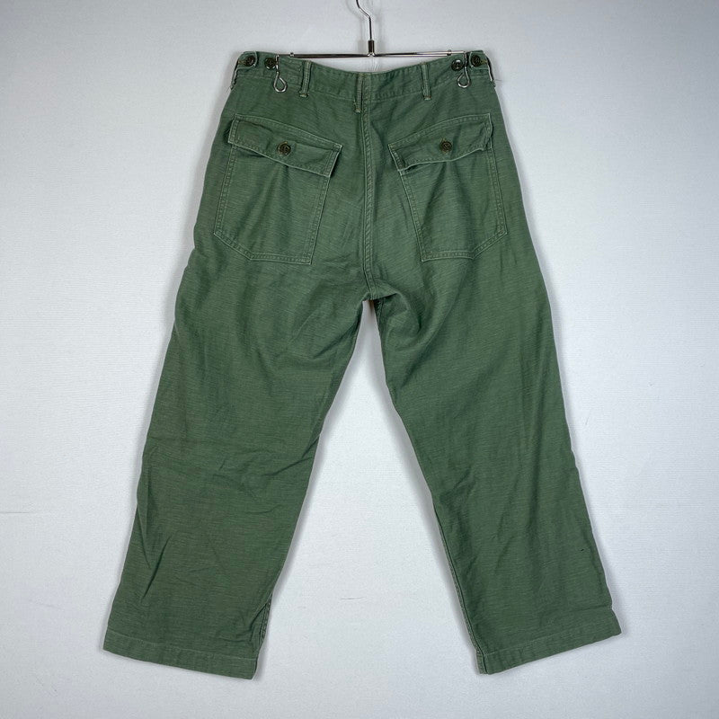 【中古品】【メンズ】 ORSLOW オアスロウ US ARMY FATIGUE PANTS アメリカ軍 ファティーグ パンツ ボトムス ベイカーパンツ 151-260623-yo-12-tei サイズ：L カラー：グリーン 万代Net店